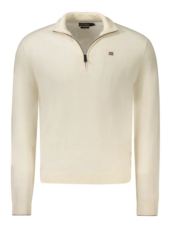 Napapijri Herren Pullover mieten - Weiß, Größen S-3XL