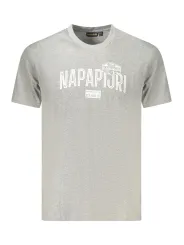 Napapijri Herren T-Shirt Grau leihen | Flex-Fashion Verleih