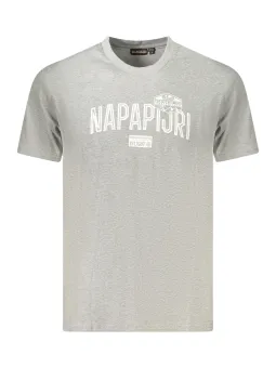 Napapijri Herren T-Shirt Grau leihen | Flex-Fashion Verleih