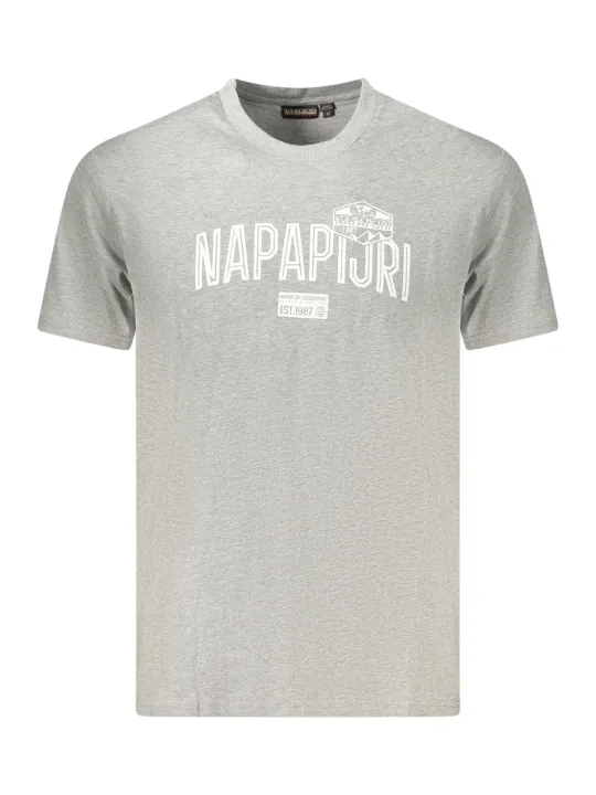 Napapijri Herren T-Shirt Grau leihen | Flex-Fashion Verleih