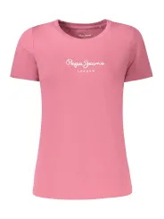 Pepe Jeans Damen Langarmshirt Rosa mieten – Flex-Fashion