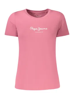Pepe Jeans Damen Langarmshirt Rosa mieten – Flex-Fashion