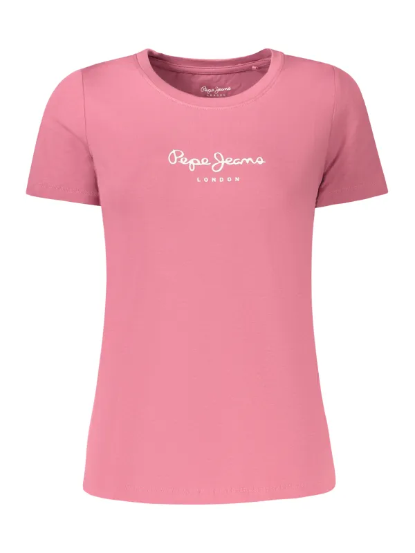 Pepe Jeans Damen Langarmshirt Rosa mieten – Flex-Fashion