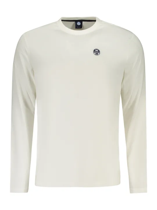 North Sails Herren Langarmshirt Weiß leihen - Flex-Fashion