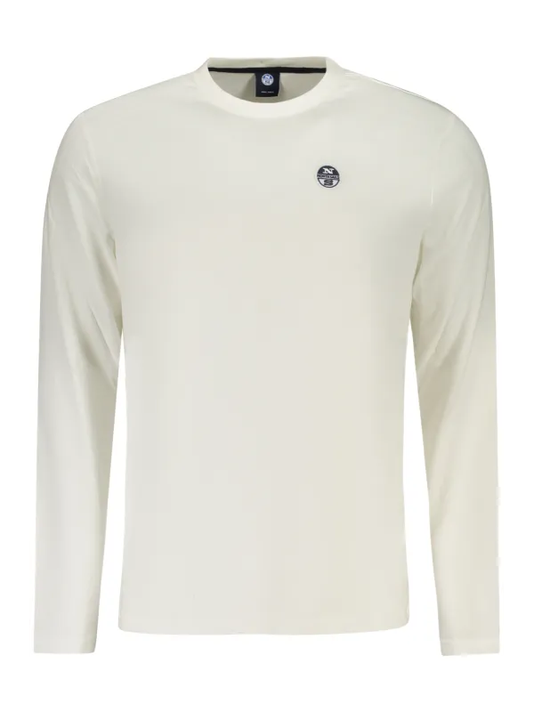 North Sails Herren Langarmshirt Weiß leihen - Flex-Fashion