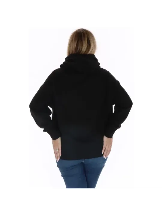 Schwarzer Ellesse Rollkragenpullover aus Wolle