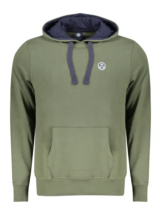 North Sails Herren Kapuzensweatshirt Grün mieten | Flex-Fashion