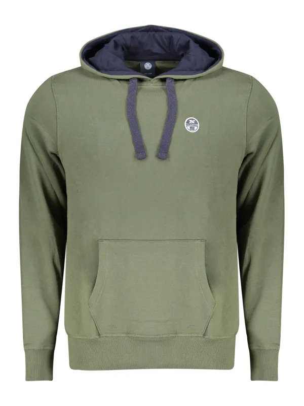 North Sails Herren Kapuzensweatshirt Grün mieten | Flex-Fashion