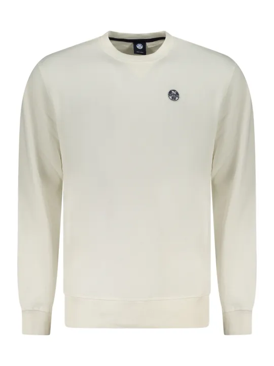 North Sails Herren Sweatshirt Weiß leihen | Flex-Fashion