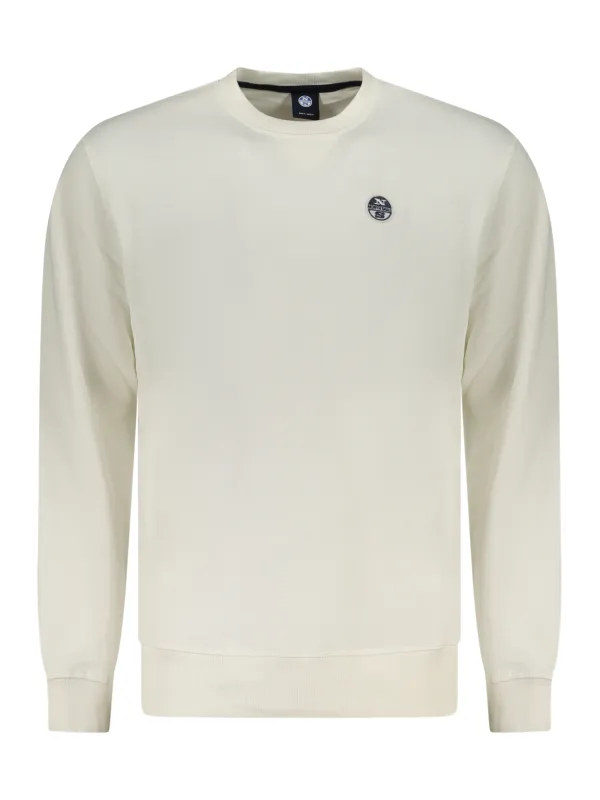 North Sails Herren Sweatshirt Weiß leihen | Flex-Fashion