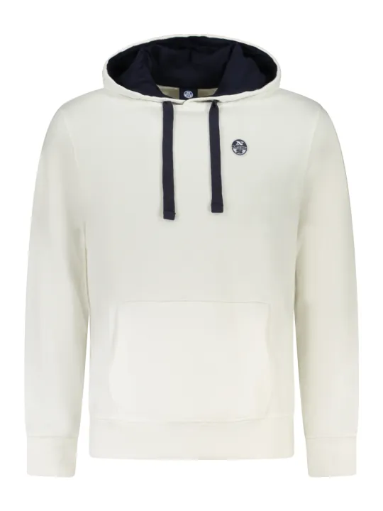 North Sails Herren Kapuzensweatshirt Weiß mieten | Flex-Fashion