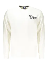 North Sails Herren Sweatshirt Weiß mieten | Flex-Fashion