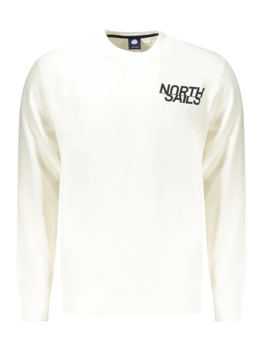 North Sails Herren Sweatshirt Weiß mieten | Flex-Fashion