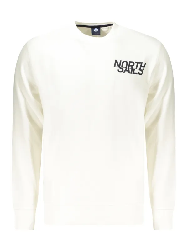 North Sails Herren Sweatshirt Weiß mieten | Flex-Fashion