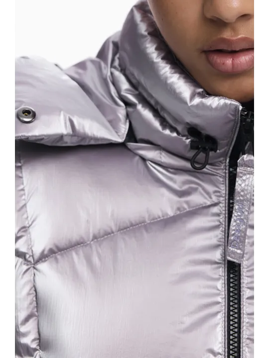 Desigual Metallic-Jacke Rosa leihen | Flex-Fashion Verleih