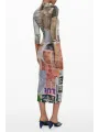 Desigual Damen Kleid Beige mieten | Flex-Fashion Verleih