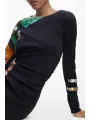 Desigual Damenkleid Schwarz mieten - Flex-Fashion Verleih