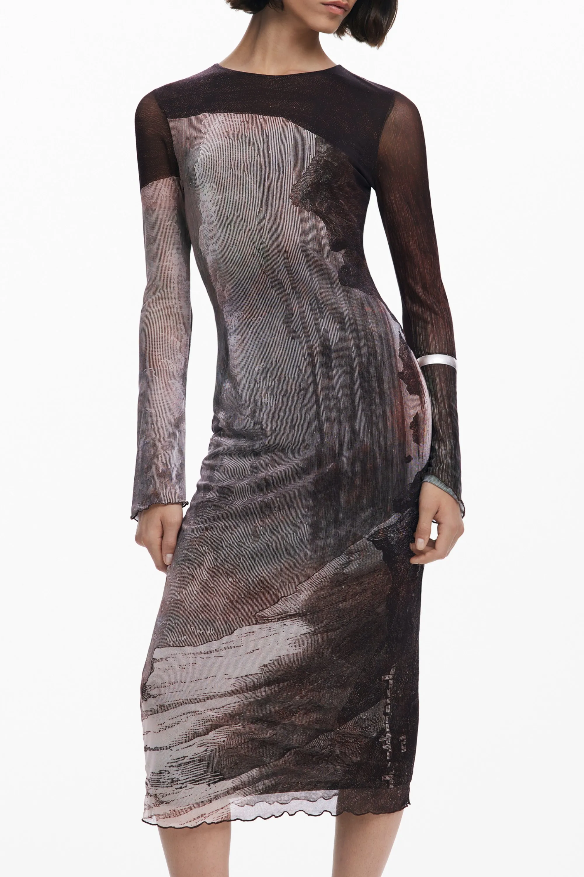 Damen KLEID Braun 25WWVK01_MA6044