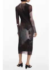 Desigual Damen KLEID Braun | online kaufen