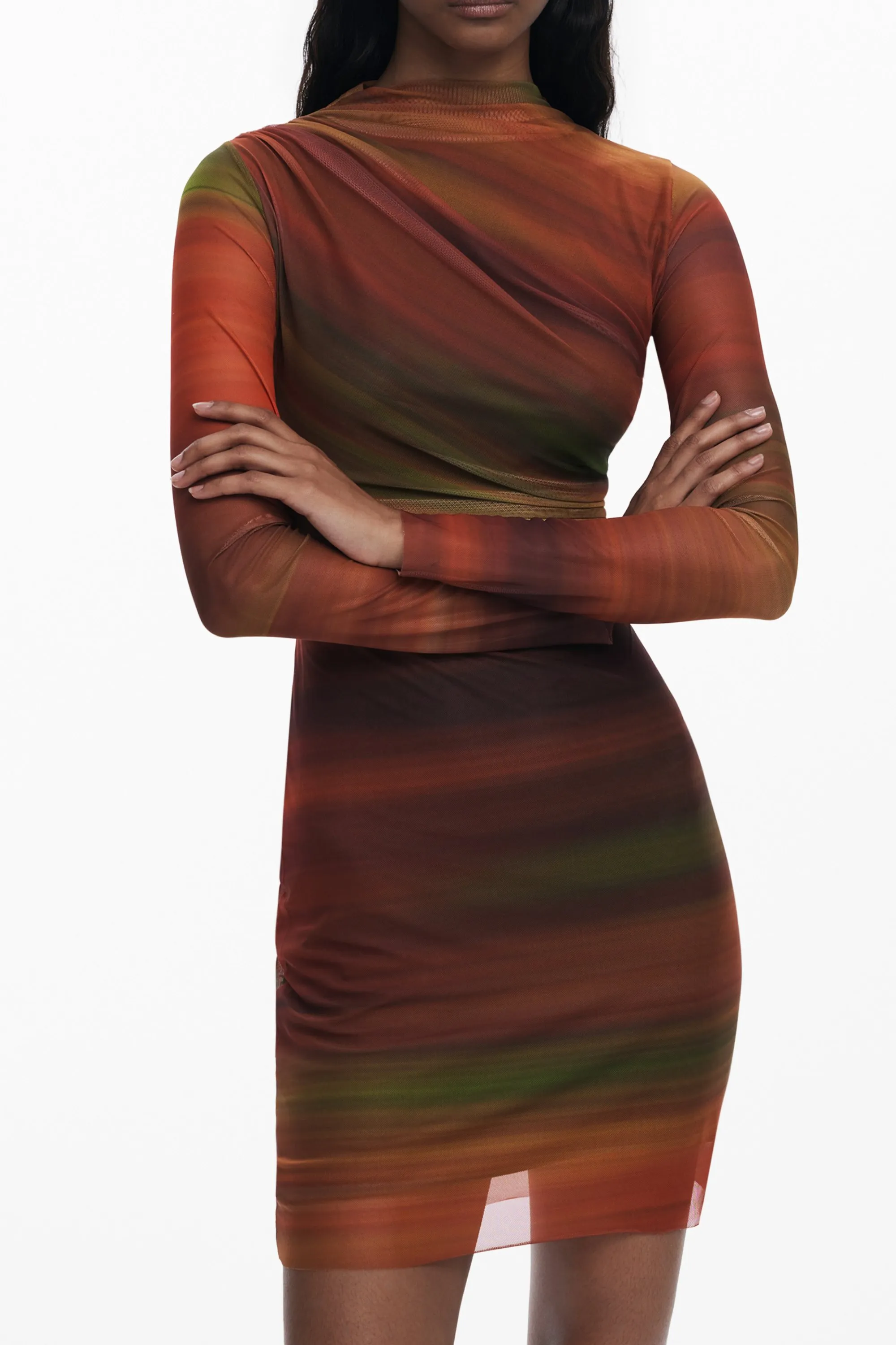 Damen KLEID Orange 25WWVK21_AR7017