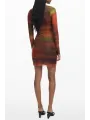 Desigual Damenkleid Orange mieten - Flex-Fashion Verleih