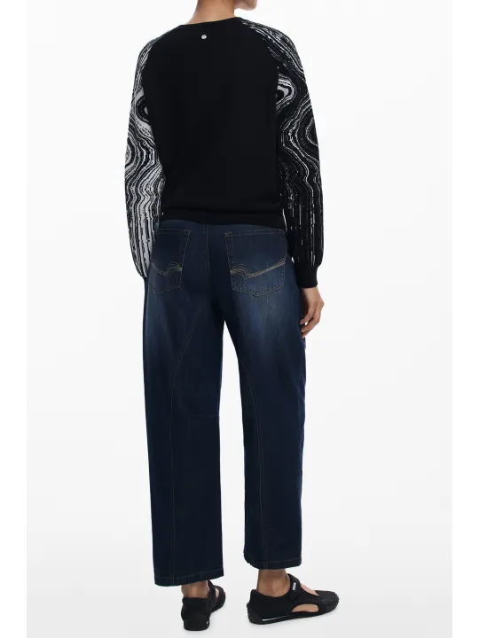 Desigual Damen Bluse mieten | Schwarz | Flex-Fashion Verleih