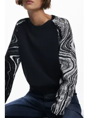 Desigual Damen Bluse mieten | Schwarz | Flex-Fashion Verleih