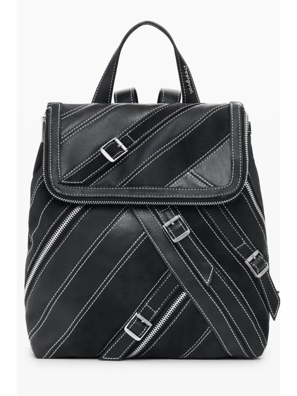 Desigual Damen Rucksack Schwarz mieten | Flex-Fashion Verleih