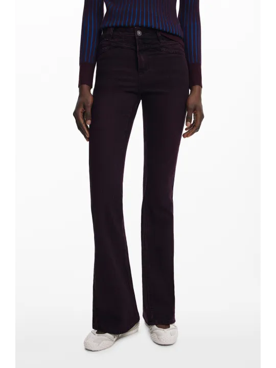 Desigual Damen Jeans Violett mieten – Flex-Fashion Verleih