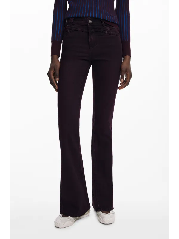 Desigual Damen Jeans Violett mieten – Flex-Fashion Verleih