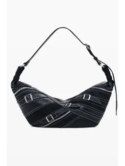 Desigual Damen Schultertasche Schwarz mieten | Flex-Fashion