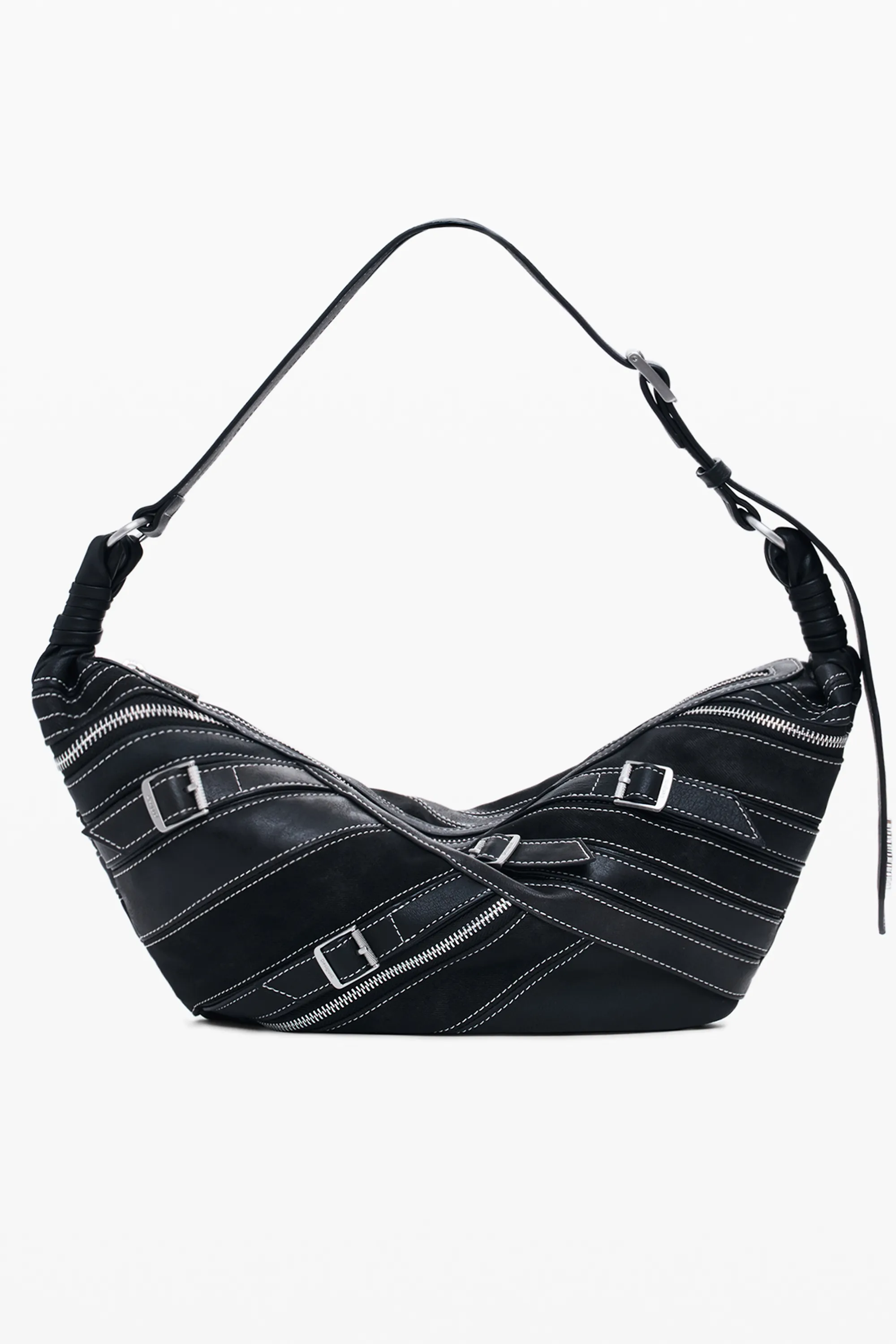 Damen SCHULTERTASCHE Schwarz 25WAKP73_NE2000