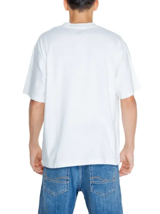 Weißes Replay Oversized Bio-Baumwoll T-Shirt