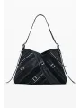 Desigual Damen-Schultertasche Schwarz mieten | Flex-Fashion