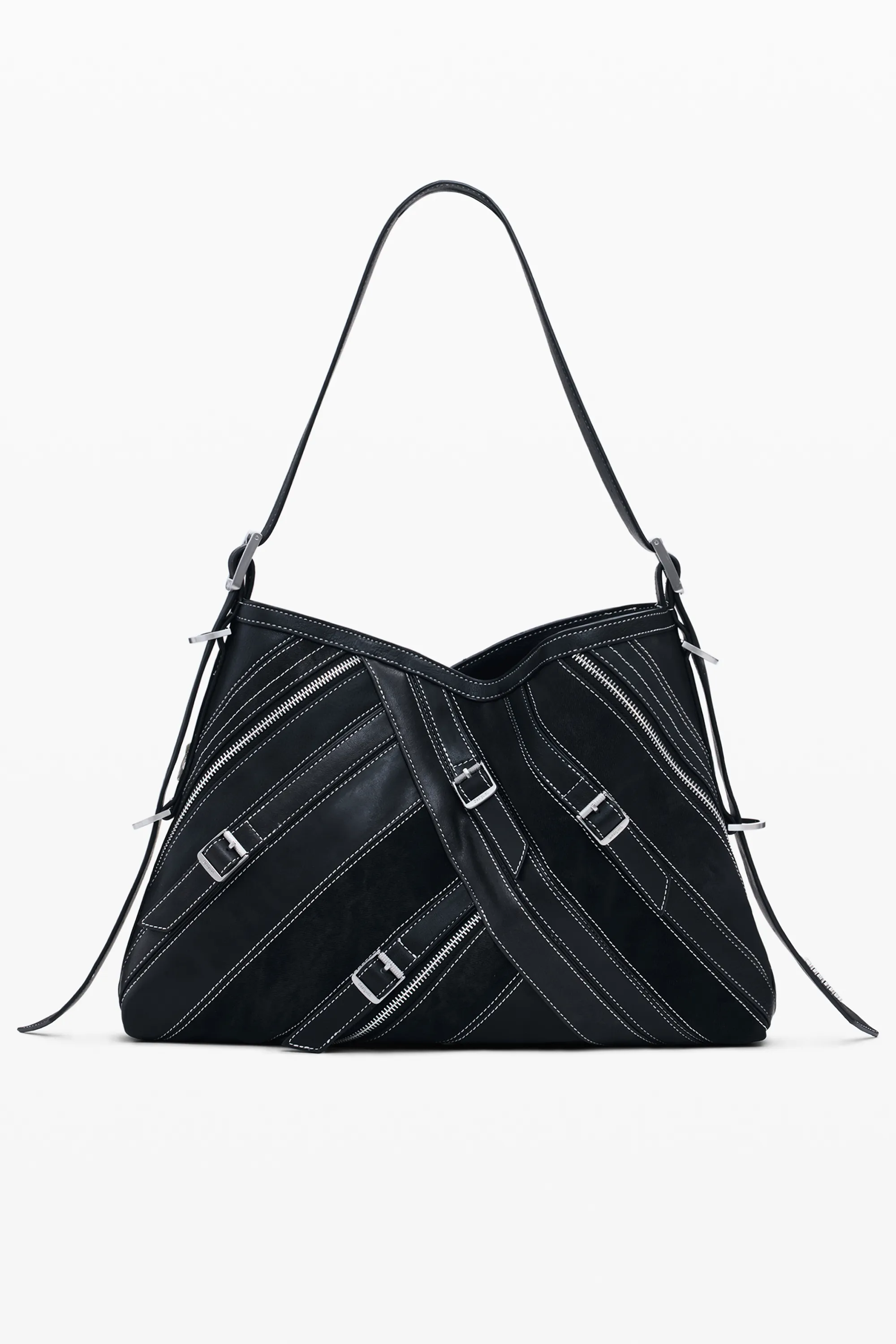 Damen SCHULTERTASCHE Schwarz 25WAXP72_NE2000