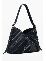 Desigual Damen-Schultertasche Schwarz mieten | Flex-Fashion