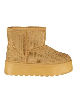 Laura Biagiotti Damen Pelzstiefel Braun mieten | Flex-Fashion
