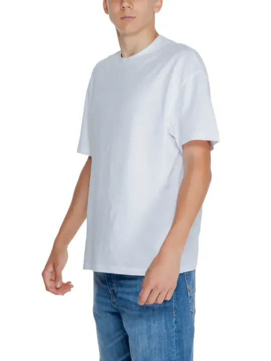 Jack & Jones weißes Baumwoll-T-Shirt