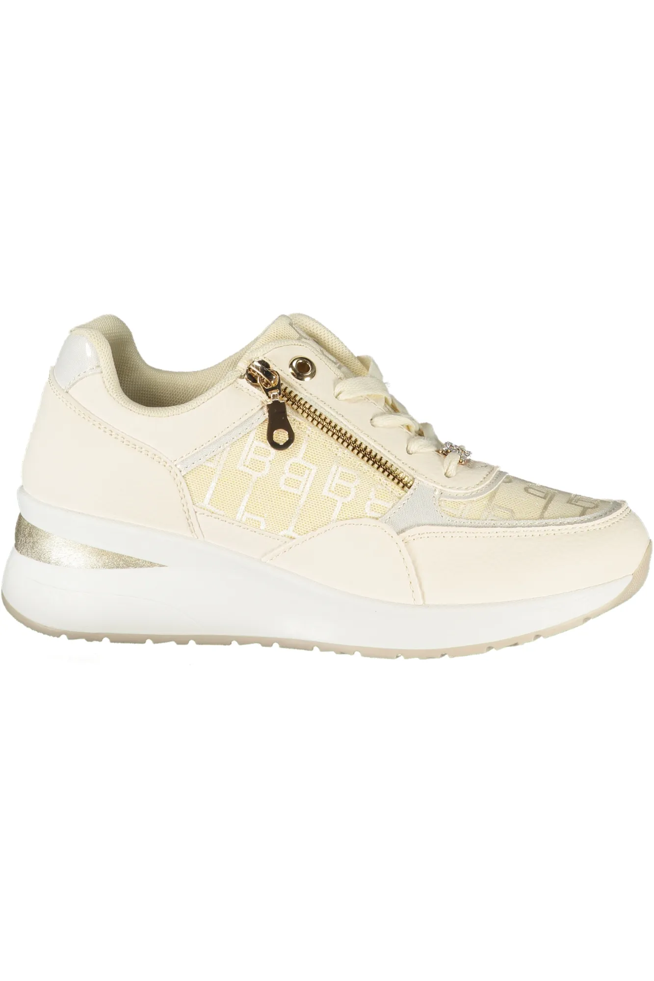 Damen SPORTSCHUH Weiß 9244_BIBEIGE
