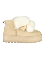 Laura Biagiotti Damen Stiefelette Beige mieten | Flex-Fashion