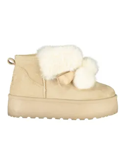 Laura Biagiotti Damen Stiefelette Beige mieten | Flex-Fashion