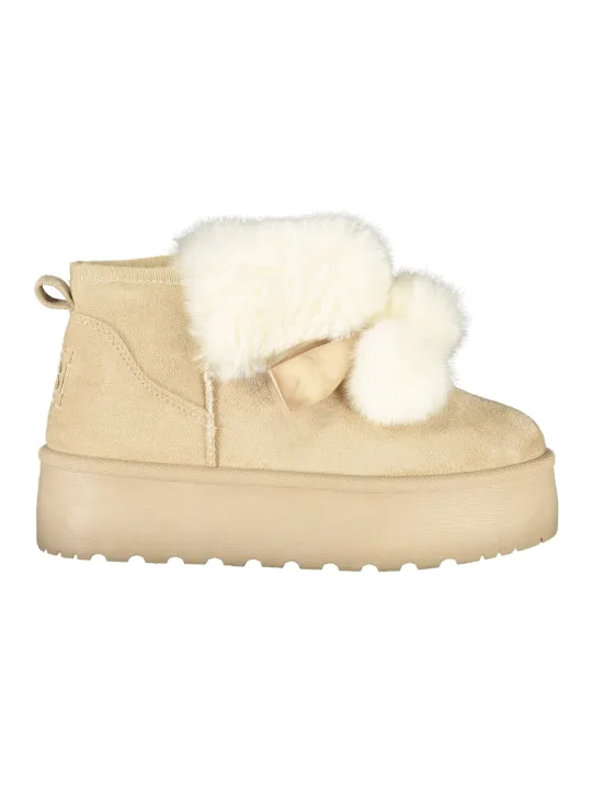Laura Biagiotti Damen Stiefelette Beige mieten | Flex-Fashion