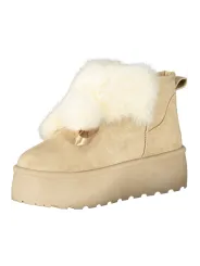 Laura Biagiotti Damen Stiefelette Beige mieten | Flex-Fashion