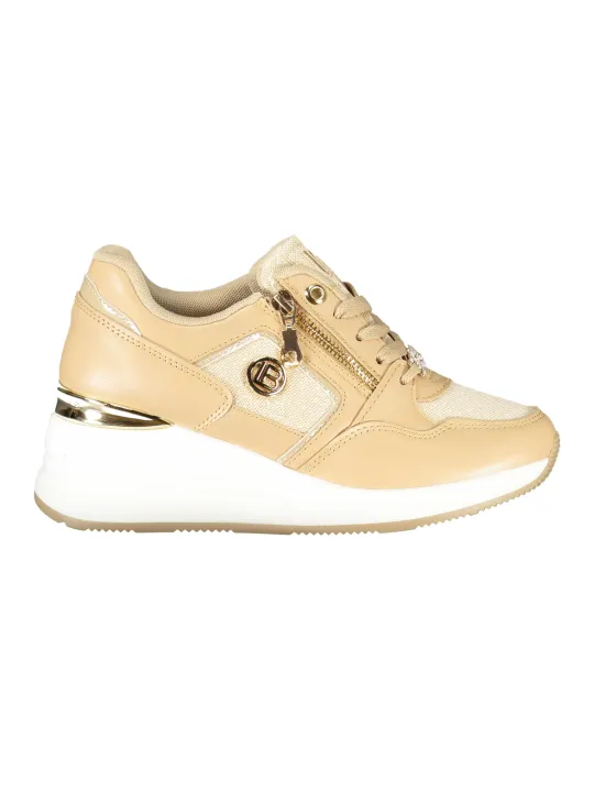 Laura Biagiotti Damen Sneakers Beige mieten | Flex-Fashion