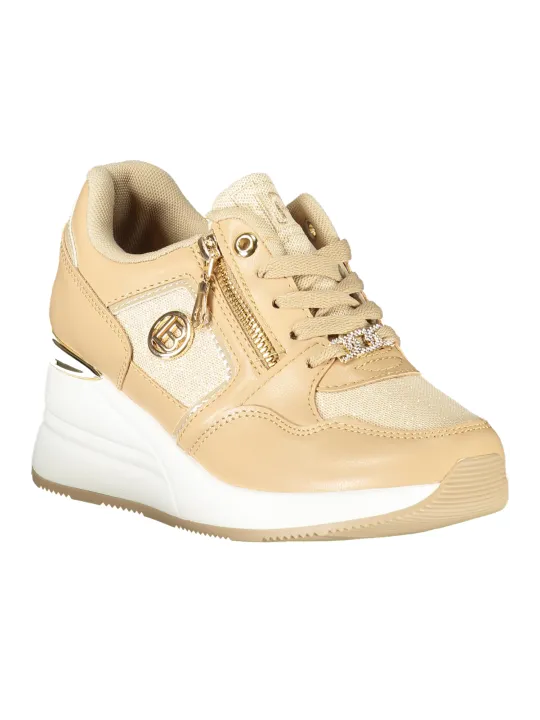 Laura Biagiotti Damen Sneakers Beige mieten | Flex-Fashion