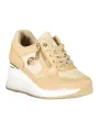 Laura Biagiotti Damen Sneakers Beige mieten | Flex-Fashion