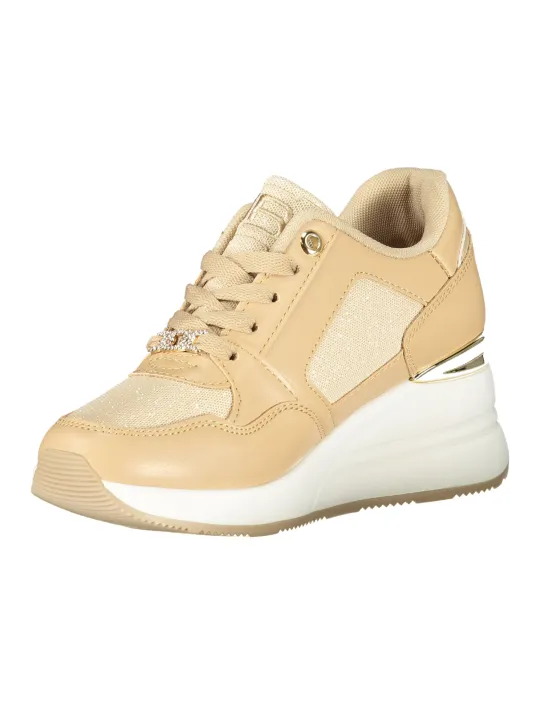 Laura Biagiotti Damen Sneakers Beige mieten | Flex-Fashion