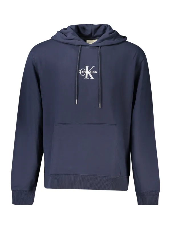 Calvin Klein Herren Kapuzensweatshirt Blau mieten | Flex-Fashion