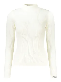 Pepe Jeans Damen Pullover Weiß mieten - Flex-Fashion Verleih