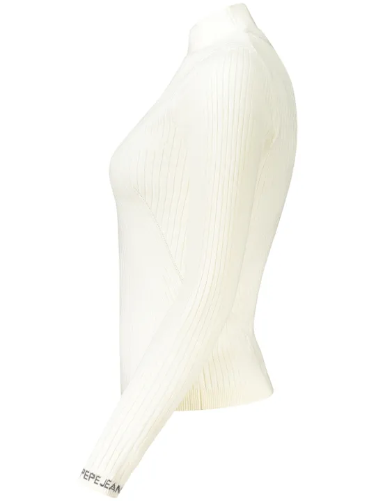 Pepe Jeans Damen Pullover Weiß mieten - Flex-Fashion Verleih